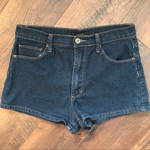 F21 High Waisted Denim Shorts